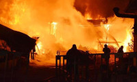 Konya Meram'da korkutan yangın