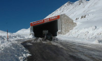 Türkiye'nin ilk kar tüneli yapıldı