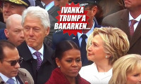 Bill Clinton'ın Ivanka Trump'a bakışı sosyal medyayı salladı