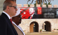 Erdoğan'a Sudan'da sürpriz karşılama