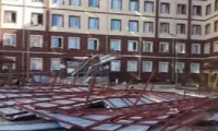 Siirt'te yurt çatısı çöktü
