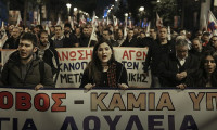 Yunanistan'da 'kemer sıkma' protestosu