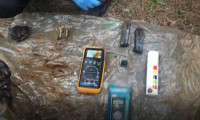Ormandaki kazıdan bomba malzemeleri çıktı