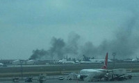 Atatürk Havalimanı'nda yangın alarmı