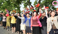 Kuzey Kore'de füze kutlaması