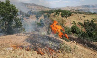 Hatay'da teröristlerle sıcak temas! Ormanı ateşe verip kaçtılar