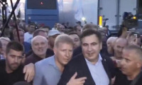  Saakaşvili, Ukrayna'ya döndü, sınırda arbede çıktı