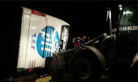 Yozgat'ta yolcu otobüsü devrildi: 2 ölü