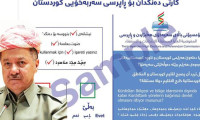 Barzani'nin referandum pusulası! 4 dilde tek soru