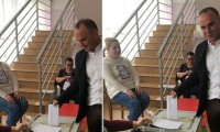 Gürcistan'a kaçan Galip Öztürk oy kullandı