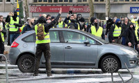 Belçika'da da 'sarı yelekliler'in protestosu başladı