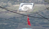 Bülbül Dağı'nda bölücü başı Öcalan'ın posteri imha edildi