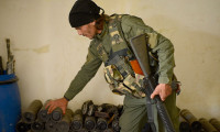 ÖSO Afrin'de PKK cephanesi buldu