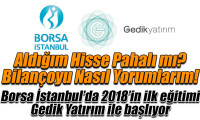 Borsa İstanbul’da 2018’in ilk eğitimi Gedik Yatırım ile başlıyor