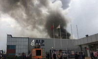 Eskişehir'de havacılık fabrikasında yangın