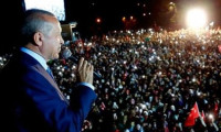 Erdoğan'ın konuşması sırasında talihsiz kaza