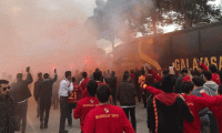 Galatasaray'a Antalya'da coşkulu karşılama