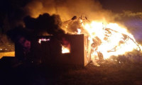 Çiftlik evindeki yangın, ormana sıçramadan söndürüldü