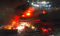 Düzce'de otomotiv yan sanayi fabrikasında yangın