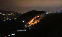 Trabzon'da bir örtü yangını daha
