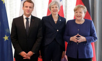 May, Merkel ve Macron Brexit'i görüşecek