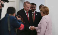 Cumhurbaşkanı Erdoğan, Merkel'i kabul etti
