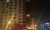Ankara'da 16 katlı binada yangın çıktı