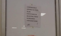 İstanbul'daki bir hastanede koronavirüs yazısı ortalığı karıştırdı