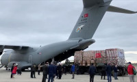 Türkiye'nin ABD'ye tıbbi yardımlarını taşıyan uçak Washginton'da