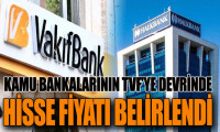 Halkbank 5.72 liradan Vakıfbank 4.98 liradan TVF'ye devredildi