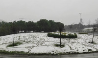 İstanbul'da beklenen kar başladı