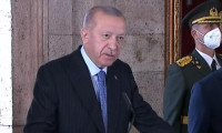 Cumhurbaşkanı Erdoğan ve beraberindeki heyet Anıtkabir'de