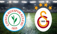 Rizespor'un konuğu Galatasaray