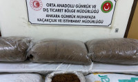  Ankara'da 1,1 ton kaçak tütün yakalandı