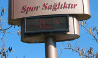 Adana'da termometreler 32 dereceyi gösterdi