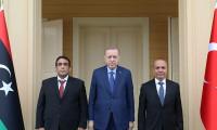 Erdoğan, Libya Heyeti'yle bir araya geldi