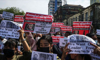  Myanmar'da darbe karşıtı protestolar sürüyor