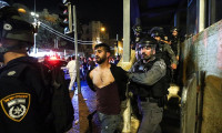 İsrail polisi Filistinlilere müdahale etti