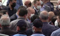 Erdoğan, Ümraniye Belediye Başkanı İsmet Yıldırım'ın babasının cenaze namazına katıldı