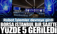 Robot İşlemler devreye girdi: Borsa İstanbul bir saatte yüzde 5 geriledi