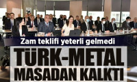 Zam teklifini yeterli bulmayan Türk Metal masadan kalktı