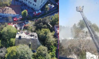 Boğaziçi Üniversitesi kampüsünde korkutan yangın