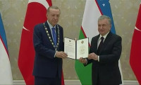Cumhurbaşkanı Erdoğan'a Özbekistan'da devlet nişanı takdim edildi