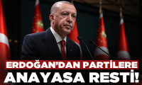 Cumhurbaşkanı Erdoğan'dan partilere anayasa resti