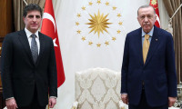Beştepe'de sürpriz görüşme: Erdoğan Barzani ile görüştü