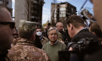 Guterres oradayken Kiev'e bomba yağdı