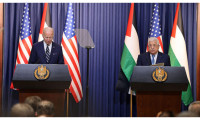 Biden ve Filistin Devlet Başkanı Abbas'tan ortak basın toplantısı 