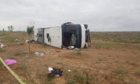 Kayseri’de yolcu otobüsü devrildi: 6 yaralı