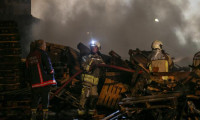 Ankara'da palet imalathanesinde yangın