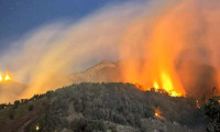 Tunceli’deki orman yangınını söndürme çalışmaları devam ediyor